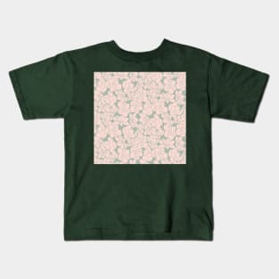 Blush and Sage Magnolias Kids T-Shirt